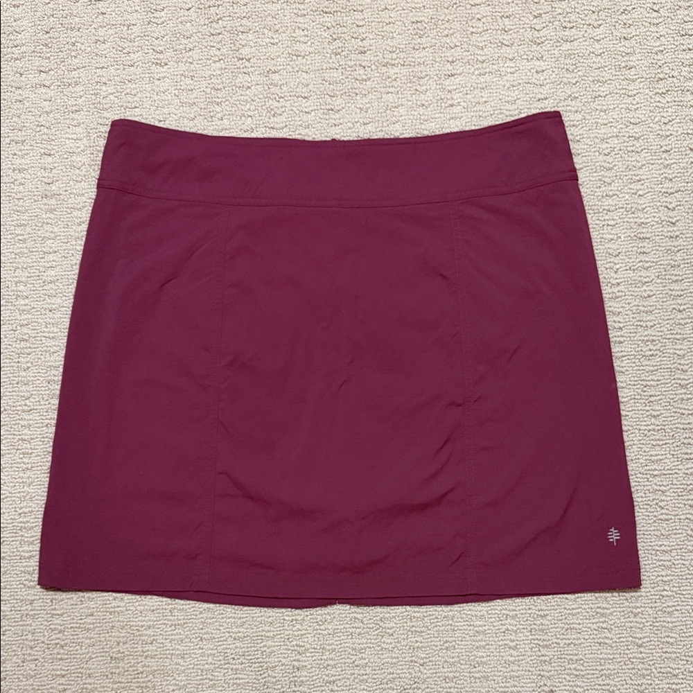 Royal Robbins Burgandy Wine Athletic Skort, Size 18.